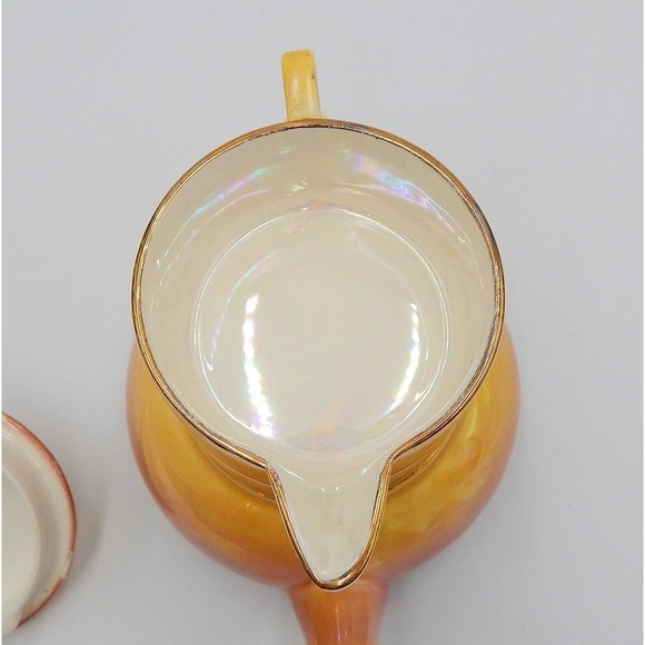 Royal Winton Grimwades Two Tone Luster 4 Piece Individual Stacking Tea Set - Picture 7 of 15